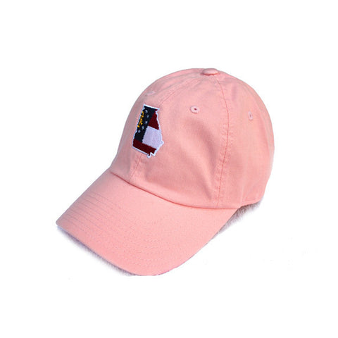 Georgia Classic Adjustable Pink Hat. Georgia Traditional Hat, Georgia Cap, Peach State Pride. Breast Cancer Awareness, Ladies Hat, Womens Hat, Girls Hat, Pink Hat, Pink Georgia