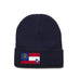 Navy Beanie with Georgia Flag Patch by State Traditions