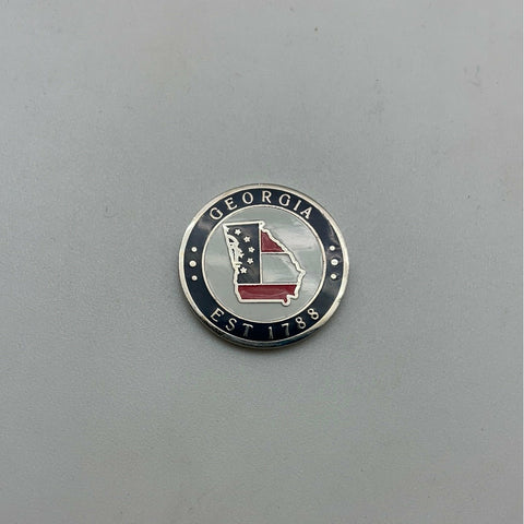 Georgia Traditional Golf Ball Marker