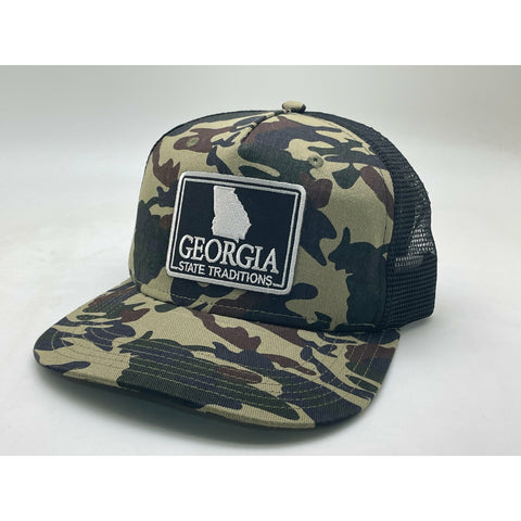 Georgia Camo Patch Structured Trucker Hat