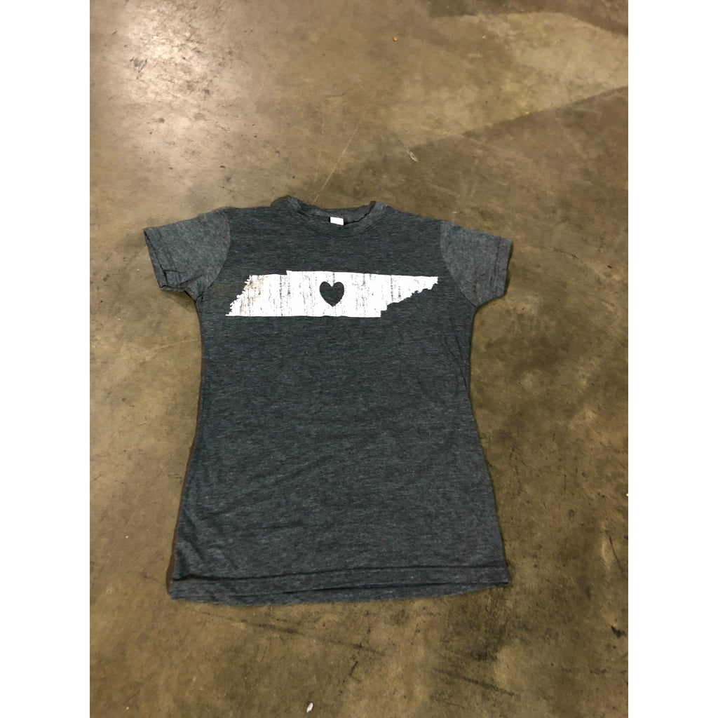 Tennessee Love Women's T-Shirt Grey