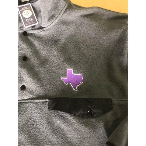 Texas Ft. Worth Gameday Pullover Grey and Black