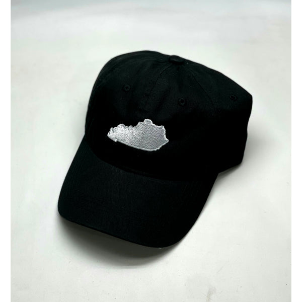 Kentucky Gameday Hat Black with White State