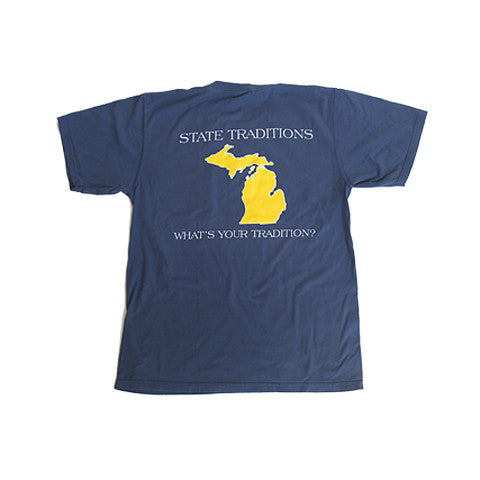 Michigan Ann Arbor Gameday T-Shirt Blue