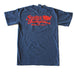 States and Tailgates T-Shirt Navy and Red