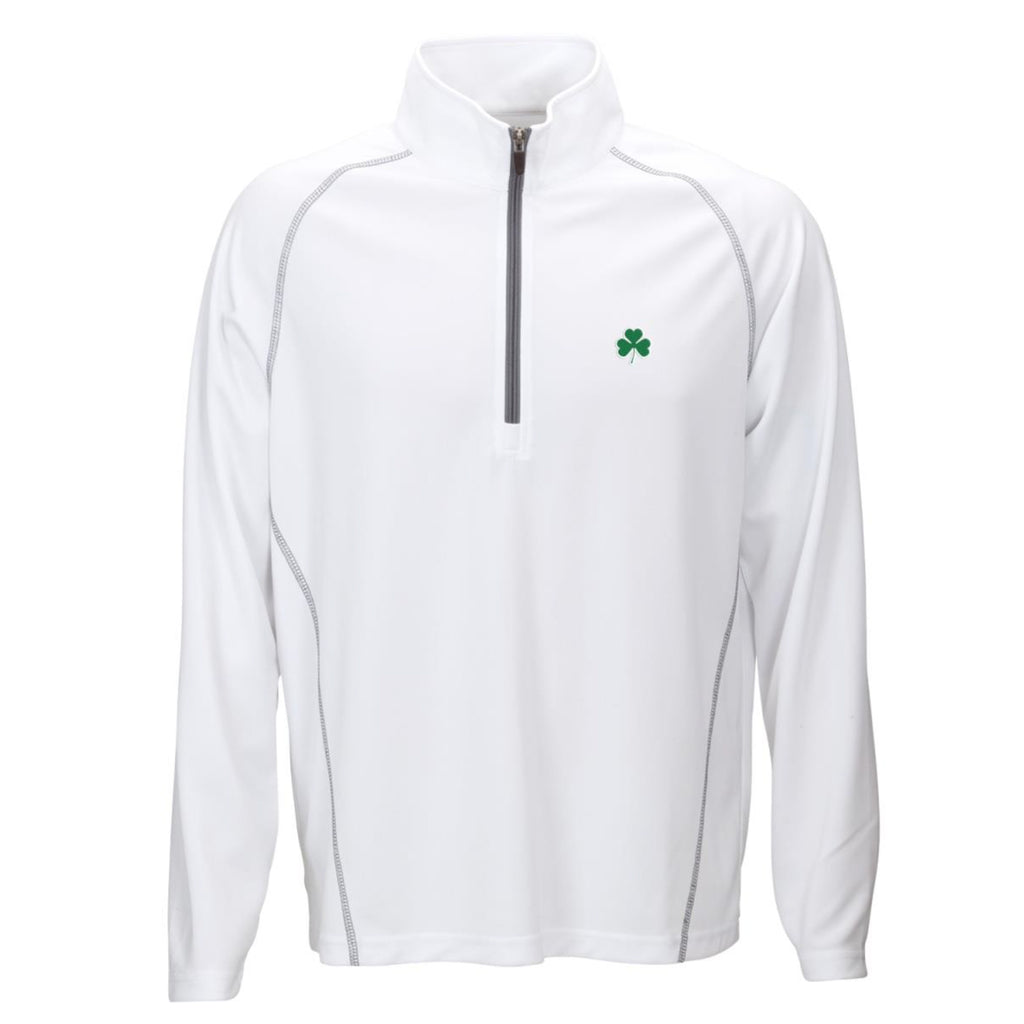 Shamrock Performance Pullover White