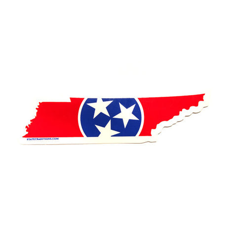 Tennessee Traditional Sticker Red