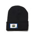 Black Beanie with West Virginia Flag Patch by State Traditions