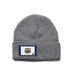 Heather Grey Beanie with West Virginia Flag Patch by State Traditions