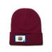 Maroon Beanie with West Virginia Flag Patch by State Traditions